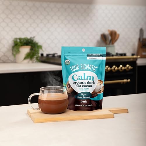Image 3 of Four Sigmatic Calm Mushroom Cocoa Mix 15 Servings