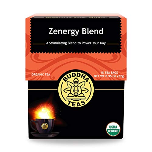Image 1 of Default Title for the product Buddha Teas Zenergy Blend - OU Kosher, USDA Organic, 18 Bleach-Free Tea Bags