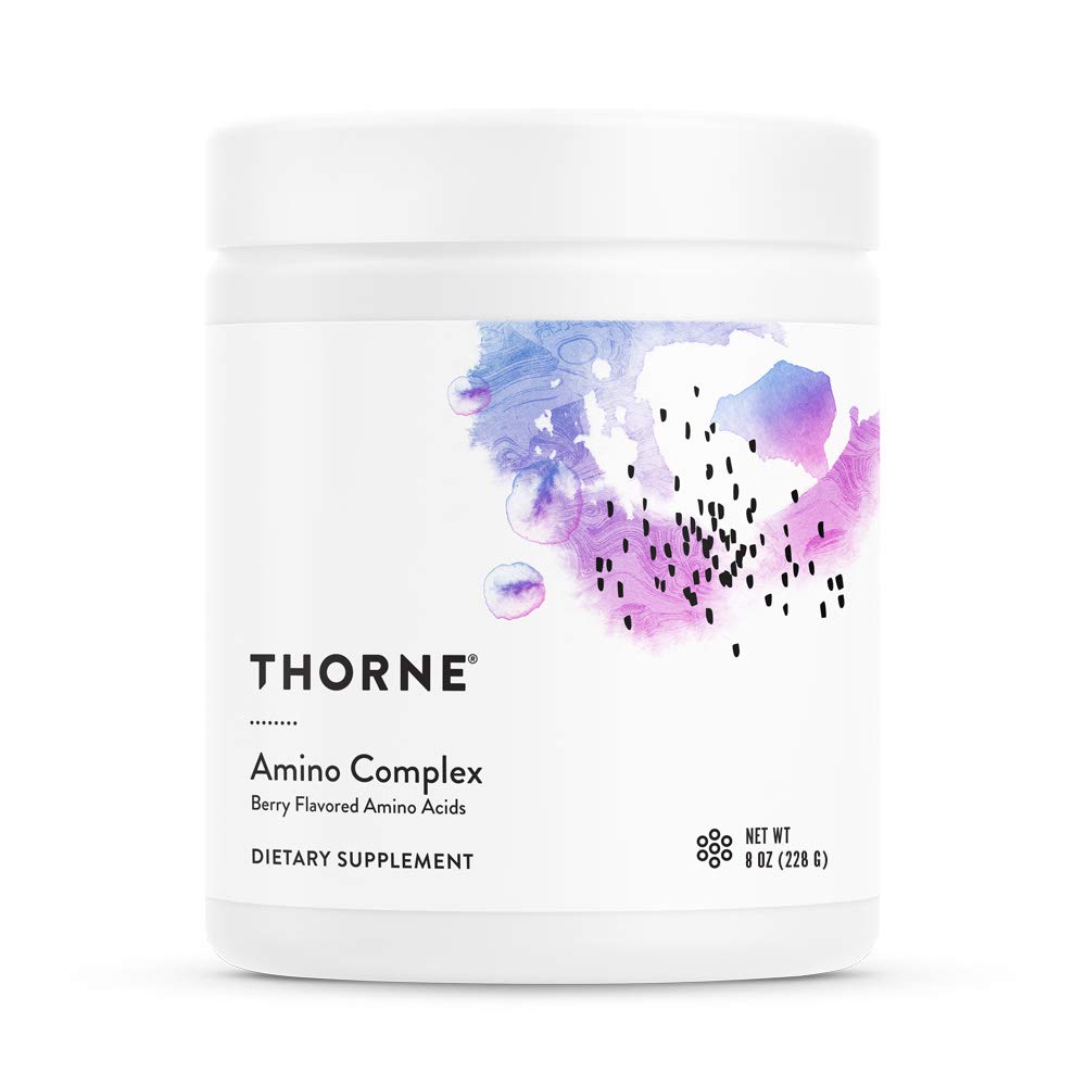 THORNE - Amino Complex Bundle - Promotes Lean Muscle Mass and Energy Production - Lemon & Berry Flavors
