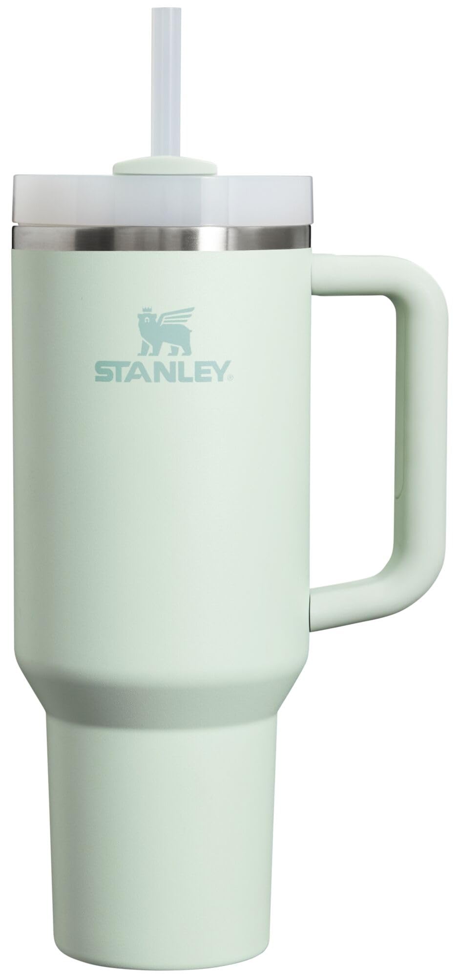 Stanley Quencher H2.0 Tumbler with Handle and Straw 40 oz | Flowstate 3-Position Lid | Cup Holder Compatible for Travel | Insulated Stainless Steel Cup | BPA-Free | Mist