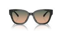 Thumbnail for Coach HC8379U Universal Fit Sunglasses, Emerald Pearl Signature C/Green Peach Gradient, 54 mm