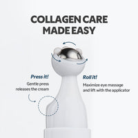 Thumbnail for TIRTIR Collagen Lifting Eye Cream - Roller Applicator, Wrinkle Spot Treatment, Revitalizing Moisturizer,Tightening Under Eye For Wrinkles,Fine Lines, Under Eye Bags, Lift Treatment For Men & Women