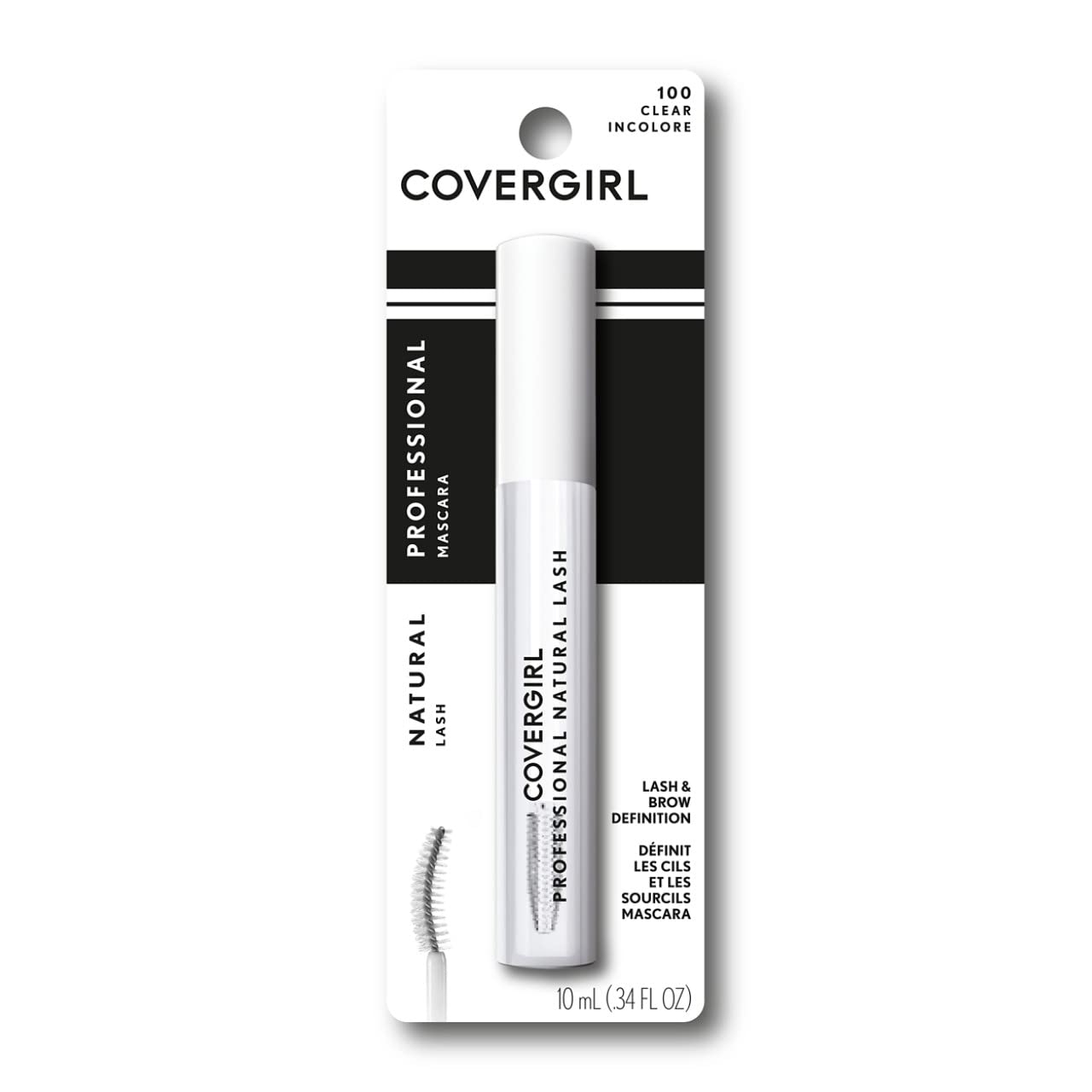 Covergirl Professional Natural Lash Mascara, Clear, 0.34 Ounce