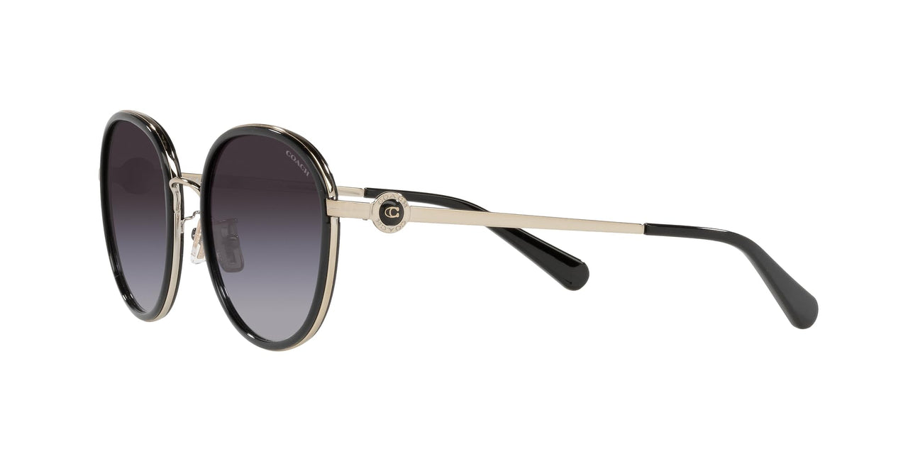 Coach Sunglasses HC 7129 50028G C6179 Black Grey Gradient