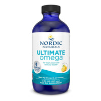 Thumbnail for Nordic Naturals Ultimate Omega Liquid, Lemon Flavor - 8 oz - 2840 mg Omega-3 - High-Potency Fish Oil Supplement with EPA & DHA - Promotes Brain & Heart Health - Non-GMO - 48 Servings