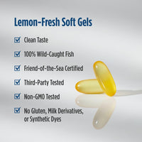 Thumbnail for Nordic Naturals ProOmega 3-6-9, Lemon Flavor - 120 Soft Gels -1360 mg Omega-3 - EPA & DHA with Added GLA - Healthy Skin, Cognition, Positive Mood - Non-GMO - 60 Servings
