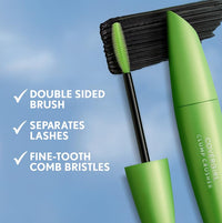 Thumbnail for COVERGIRL Clump Crusher Mascara, 20X More Volume, Double Sided Brush, Long-Lasting Wear - 800 Very Black (Pack of 1)