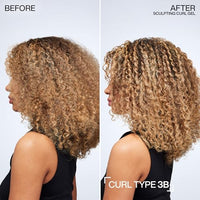 Thumbnail for Redken Sculpting Curl Gel - 72-Hour Strong Hold, Crunch-Free & Flake-Free, Helps Tame Frizz