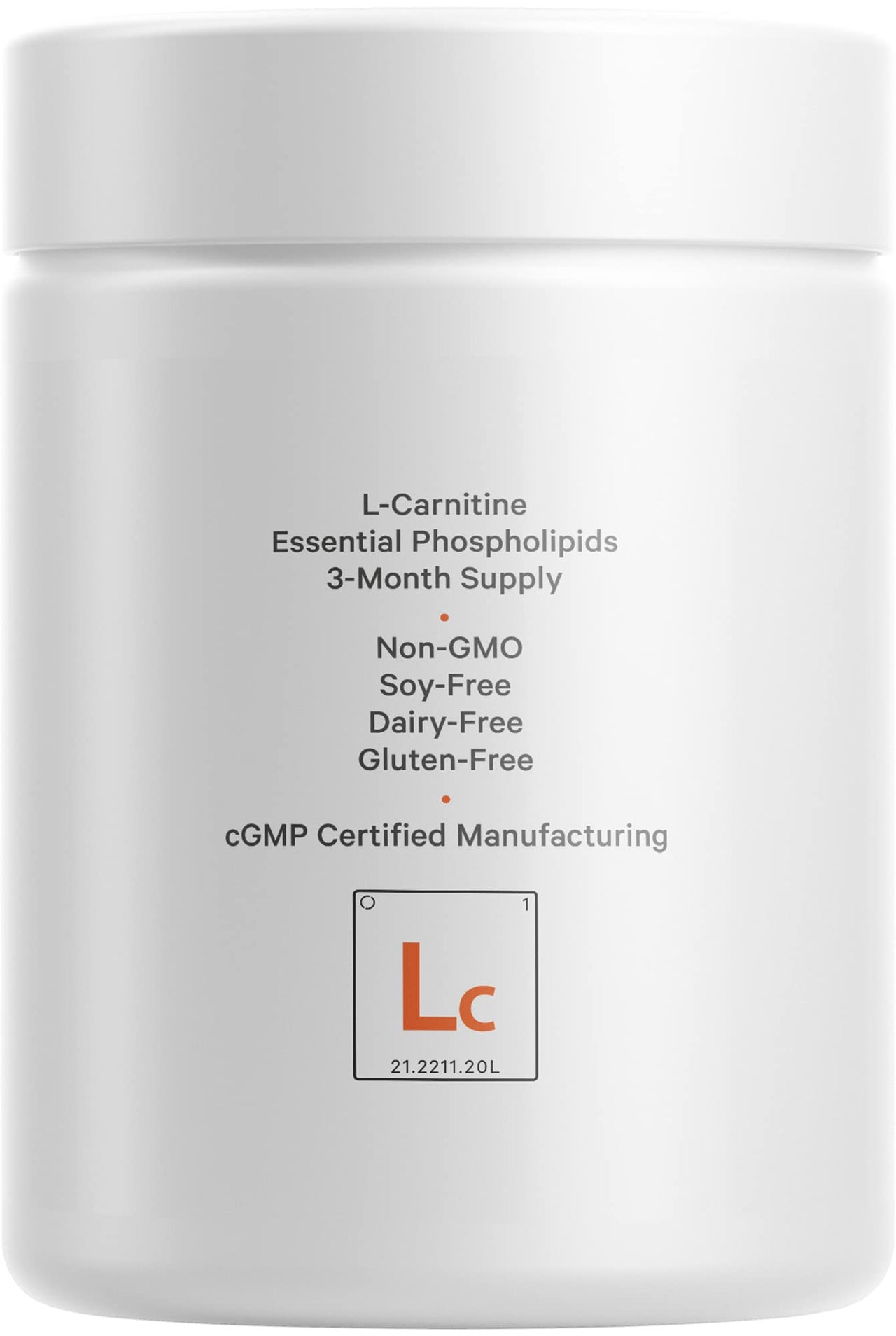 Codeage Liposomal L-Carnitine+ Supplement - 500 mg L-Carnitine L-Tartrate per Serving - Free-Form Amino Acid - Carnitine - Liposomal Delivery - Vegan, Non-GMO, Gluten-Free - 90 Capsules