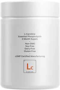 Thumbnail for Codeage Liposomal L-Carnitine+ Supplement - 500 mg L-Carnitine L-Tartrate per Serving - Free-Form Amino Acid - Carnitine - Liposomal Delivery - Vegan, Non-GMO, Gluten-Free - 90 Capsules
