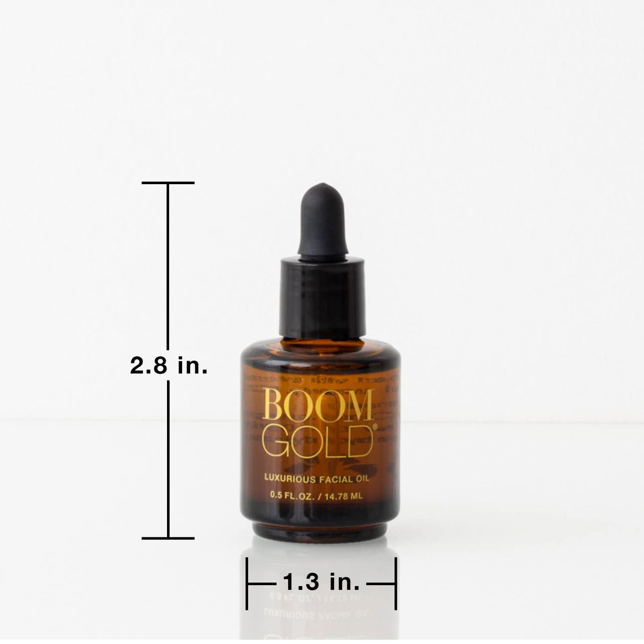 Boom Gold ™ Lightweight & Luxurious Facial Oil with Organic Ingredients for a Softer, Smoother, More Luminous Skin, with Kukui Nut & Frankincense Oil, Boom Beauty by Cindy Joseph (0.5 Oz)