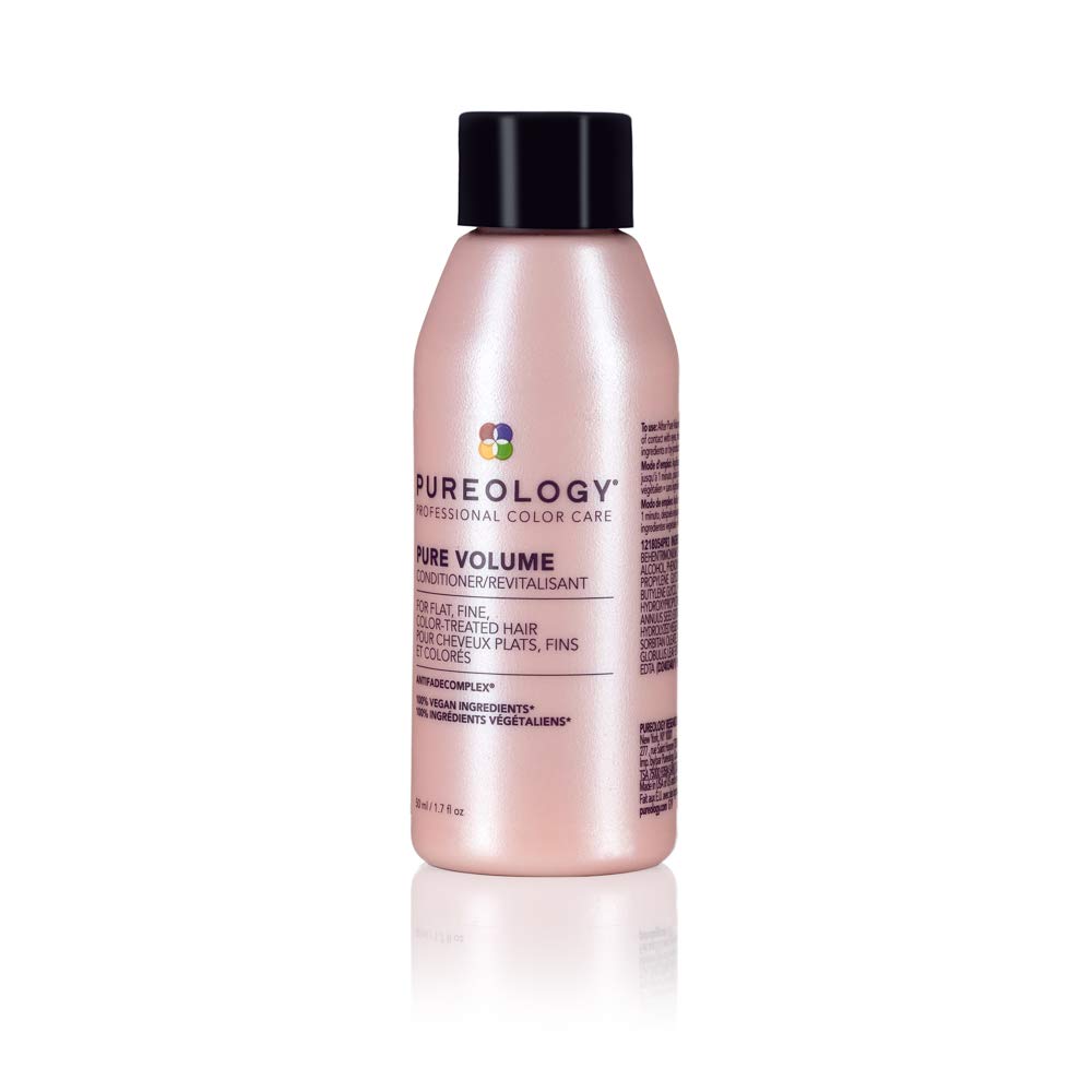 Pureology Pure Volume Conditioner - Enhances Volume and Movement, Lightweight Shampoo for Fine, Flat, Color Treated Hair, 1.7 Fl Oz
