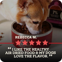 Thumbnail for Redbarn Powerfood Air Dried Dog Food for Small Breeds - 91% Chicken & Chicken Organs with Blueberries - High Protein Dry Full Feed or Topper Made in USA for Picky Eaters - 2lb