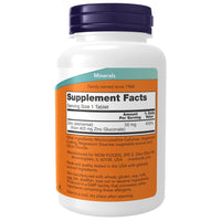 Thumbnail for Now Foods Zinc (from 405mg of Zinc Gluconate), White, Unflavored, Tablet, 250 Count