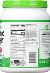 Thumbnail for Orgain Organic Vegan Protein Powder, Natural Unsweetened - 21g of Plant Protein, 4g Prebiotic Fiber, Low Net Carbs, No Lactose Ingredients, No Added Sugar, Non-GMO, For Shakes & Smoothies, 1.59 lb