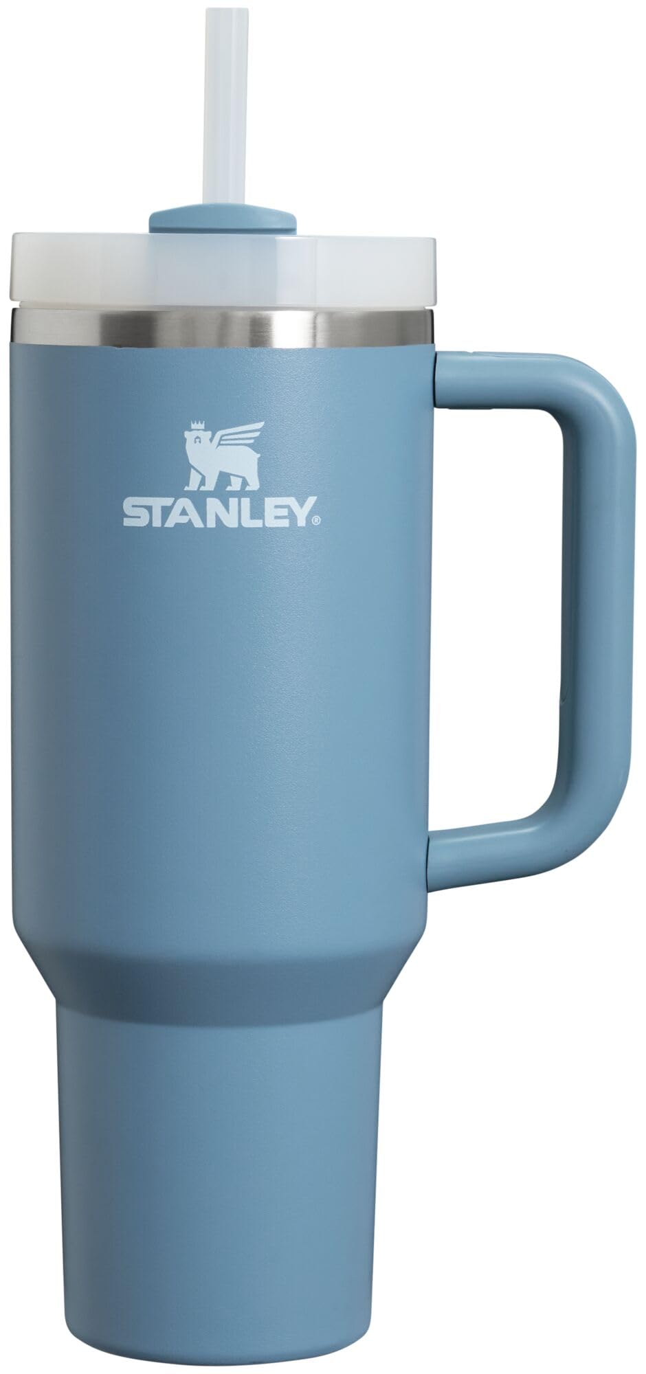 STANLEY Quencher H2.0 Tumbler with Handle and Straw 40 oz | Flowstate 3-Position Lid | Cup Holder Compatible for Travel | Insulated Stainless Steel Cup | BPA-Free | Indigo