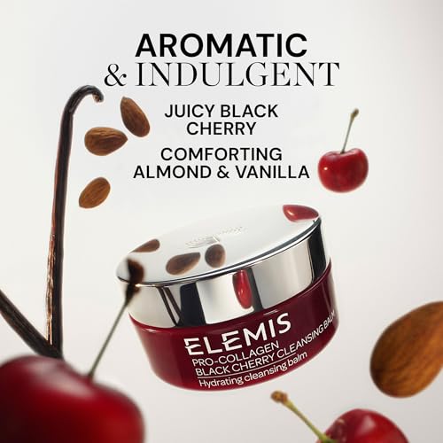 ELEMIS Pro-Collagen Black Cherry Cleansing Balm | 3-in-1 Makeup Remover & Deep Cleanser | Hydrating & Nourishing | 100g