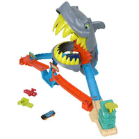 Thumbnail for Hot Wheels City Shark Chomp Beach Playset & 1:64 Scale Toy Car