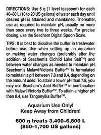 Thumbnail for Seachem Malawi/Victoria Buffer 600gram