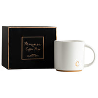 Thumbnail for COLLECTIVE HOME - Monogram Ceramic Mugs, 15 oz Golden Initial Coffee Cups, Elegant Alphabet Tea Mugs, Elegant Personalized Mug with Gift Box, Luxurious Cups for Office and Home (c)