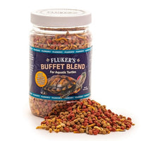 Thumbnail for Fluker's Flukers 70131 Buffet Blend Aquatic Formula Turtle Food, 12oz