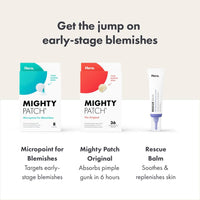 Thumbnail for Mighty Patch Micropoint™ for Blemishes from Hero Cosmetics - Hydrocolloid Acne Spot Treatment Patch for Early Stage Zits and Hidden Pimples, 395 Micropoints (8 Patches)