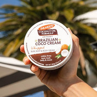 Thumbnail for Palmer's Coconut Oil Formula Brazilian Coco Cream with Vitamin E, 8.8 Fl Oz, Whipped Bum, Bust & Body Cream, Helps with Skin Tightening & Firming