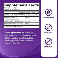 Thumbnail for Doctors Best Womens Heart Complex with K2 + CoQ10, Supports Cardiovascular Health, Non-GMO, Gluten Free, Soy Free 60 Softgels