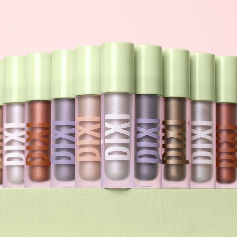 Pixi EyeLift Max Liquid EyeShadow | Long-Wearing, Crease-Free Color | Luminous & Soft-Focus Finish | With Avocado, Rosehip & Mango Seeds Extracts | Olive | 0.12 oz/3.4 g
