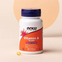 Thumbnail for NOW Foods, Vitamin A, 10,000 IU, 100 Softgels