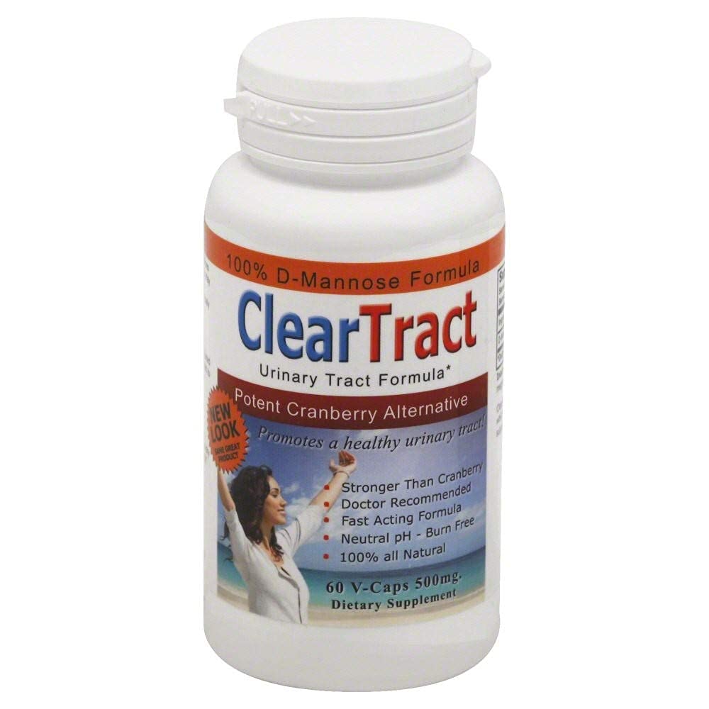 Cleartract D-mannose, 60 Caps by ClearTract (Pack of 3) 3
