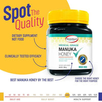 Thumbnail for ManukaGuard® Medical Grade Manuka Honey MGO 400+ | 100% Authentic New Zealand Manuka Honey | Healing Honey for Immunity Boost | 8.8 oz
