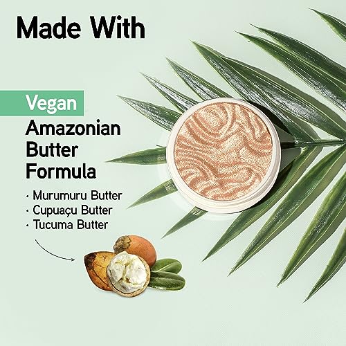 Physicians Formula Murumuru Butter Highlighter Makeup Face Powder Make Up, Champagne, Dermatologist Approved,