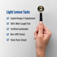 Thumbnail for Nordic Naturals Omega-3, Lemon Flavor - 16 oz - 1560 mg Omega-3 - Fish Oil - EPA & DHA - Immune Support, Brain & Heart Health, Optimal Wellness - Non-GMO - 96 Servings