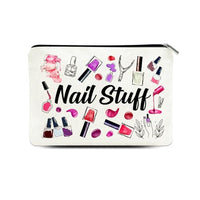 Thumbnail for Image 2 of nail purple for the product ShiQiao Spl Nail Stuff Makeup Pouch Bag