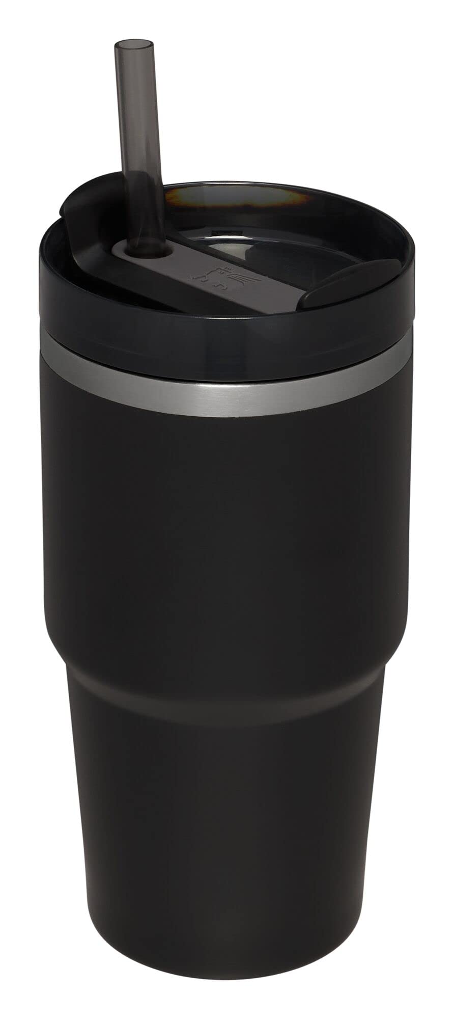 Stanley Quencher H2.0 Tumbler with Straw 20 oz | Flowstate 3-Position Lid | Cup Holder Compatible for Travel | Insulated Stainless Steel Cup | BPA-Free | Black