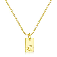 Thumbnail for Initial Necklaces for Women 14K Gold Plated Letter Necklace Dainty Name Pendant Necklace Personalized Christmas Gifts for Women Trendy Gold Jewelry