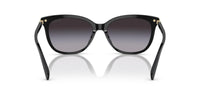 Thumbnail for Coach HC8378U Universal Fit Sunglasses, Black/Grey Gradient, 57 mm