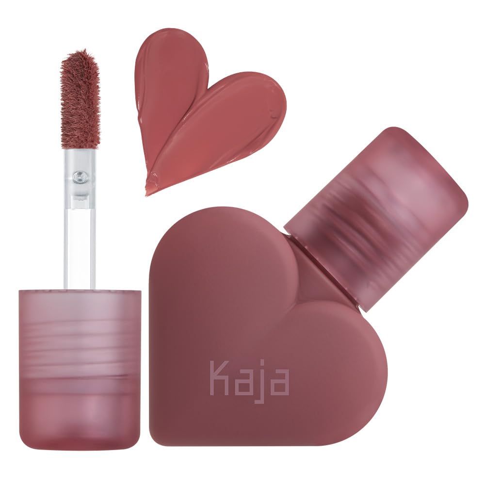 Kaja Lip Mousse - Love Swipe 02 Sweet Softie| with Raspberry Seed Oil and Vitamin E, Buildable, Blendable, Moisturizing, Velvet Finish, Weightless Texture, Deep Shades, 0.22 Oz