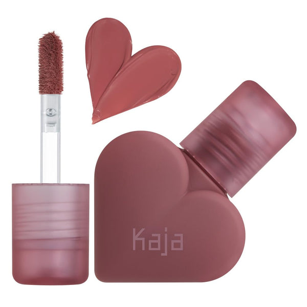 Kaja Lip Mousse - Love Swipe 02 Sweet Softie| with Raspberry Seed Oil and Vitamin E, Buildable, Blendable, Moisturizing, Velvet Finish, Weightless Texture, Deep Shades, 0.22 Oz