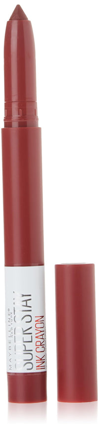 Thumbnail for Maybelline Super Stay Ink Crayon Lipstick Makeup, Precision Tip Matte Lip Crayon with Built-in Sharpener, Longwear Up To 8Hrs, Make It Happen, Berry Red, 1 Count
