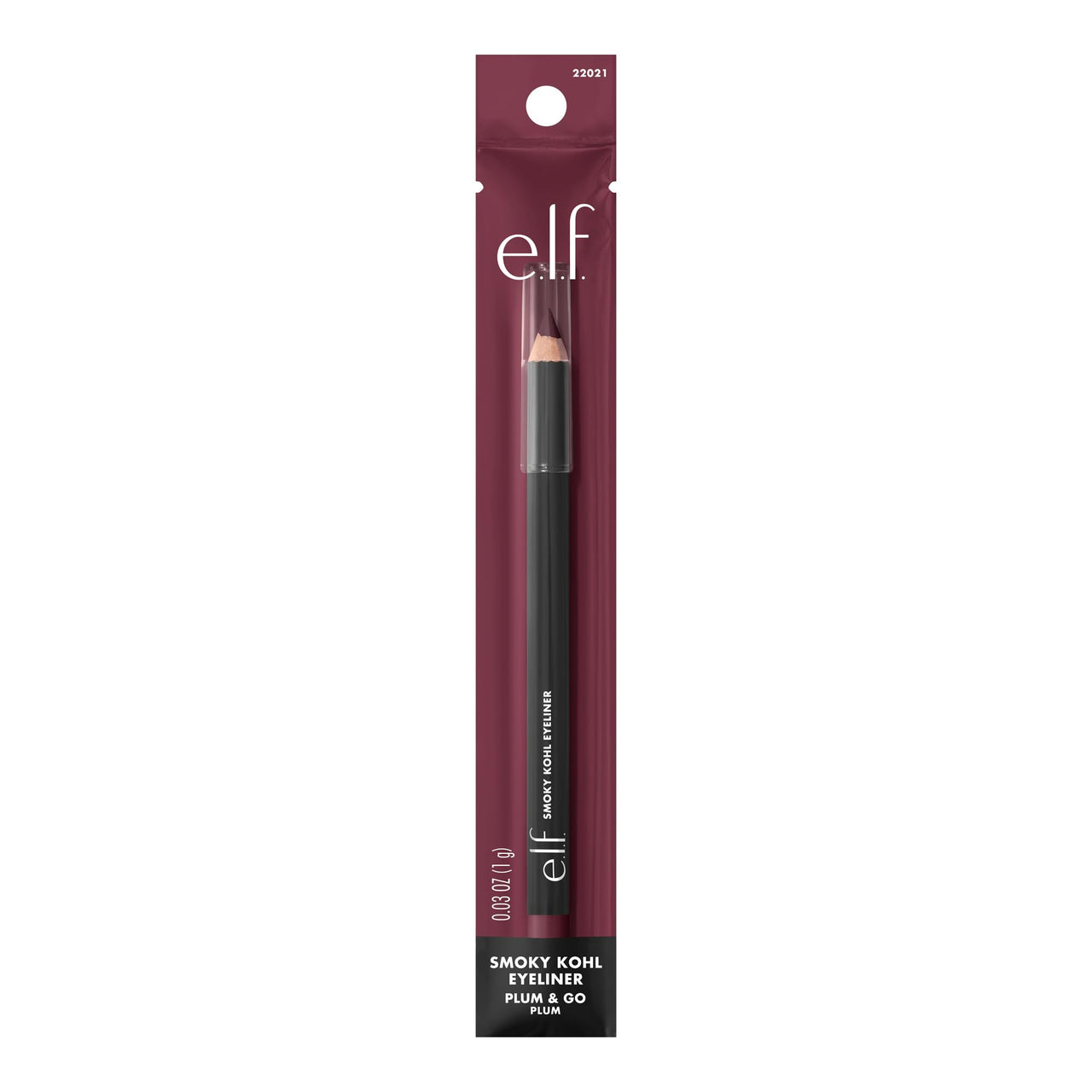 e.l.f. Smoky Kohl Eyeliner, Eye Pencil For Creating Long-Lasting, Bold, High-Pigmented Makeup Looks, Vegan & Cruelty-Free, Plum & Go
