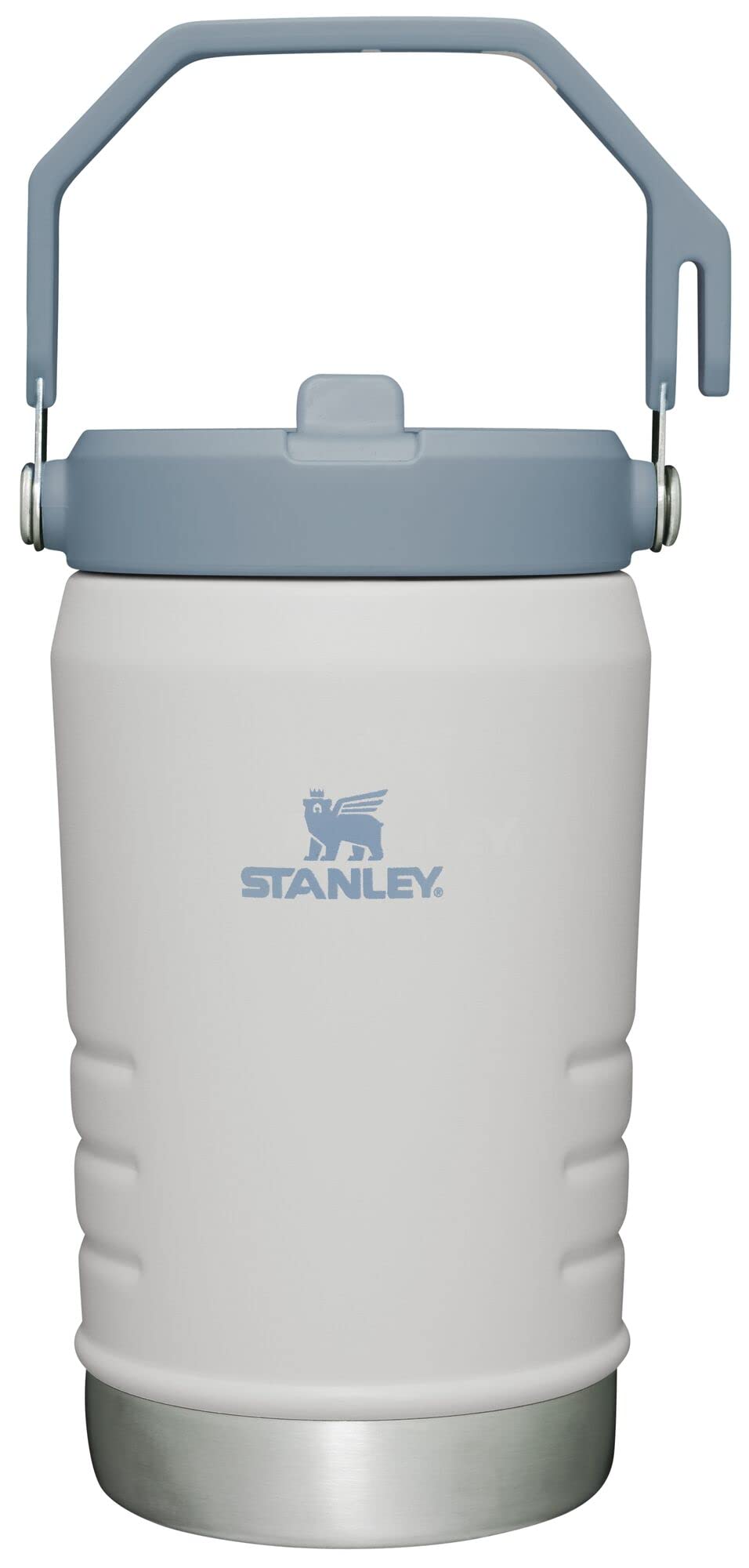 Stanley IceFlow Flip Straw Jug with Handle 40 oz| Twist On Lid and Flip Up Straw | Leak Resistant for Travel and Sports | Insulated Stainless Steel | BPA-Free | Fog
