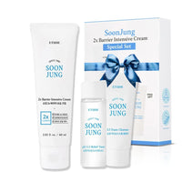 Thumbnail for ETUDE SoonJung 2x Intensive Cream Best Trio Set for Barrier Repair | 2x Barrier Cream 2.02 Fl Oz + pH 5.5 Relief Toner 0.85 Fl Oz + Foam Cleanser 0.68 Fl Oz, Korean Skin Care