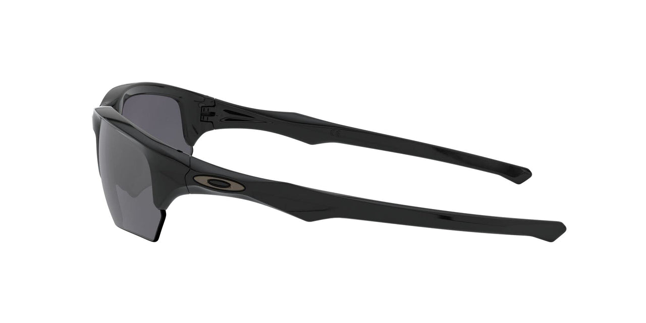 Oakley Men's Flak Beta 0OO9363 Non-polarized Iridium Rectangular Sunglasses, POLISHED BLACK, 64.03 mm