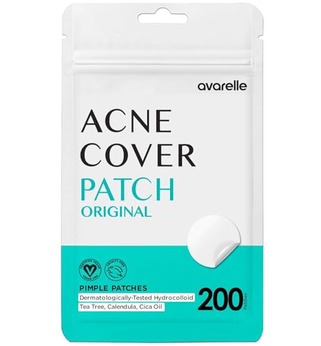 Image 1 of 200 Count (Pack of 1) for the product AVARELLE Hydrocolloid Pimple Patches