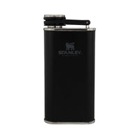 Thumbnail for Stanley Classic Easy Fill Wide Mouth Flask 8 oz | Leakproof Hip Flask | Hinge Connected Never Lose Cap | Insulated Stainless Steel Liquor Flask | BPA-Free | Matte Black