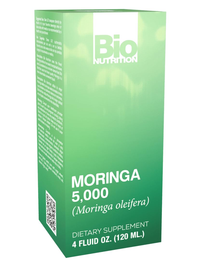 Bio Nutrition Moringa Liquid, 4 Fluid Ounce