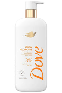 Thumbnail for Dove Serum Body Wash Glow Recharge illuminates & Exfoliates skin with brightening Vitamin C Serum 18.5 Fl Oz