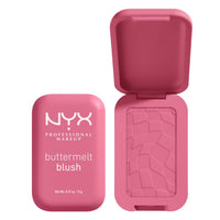 Thumbnail for NYX PROFESSIONAL MAKEUP Buttermelt Powder Blush, Fade and Transfer-Resistant Blush, Up to 12HR Make Up Wear, Vegan Formula - For The Butta